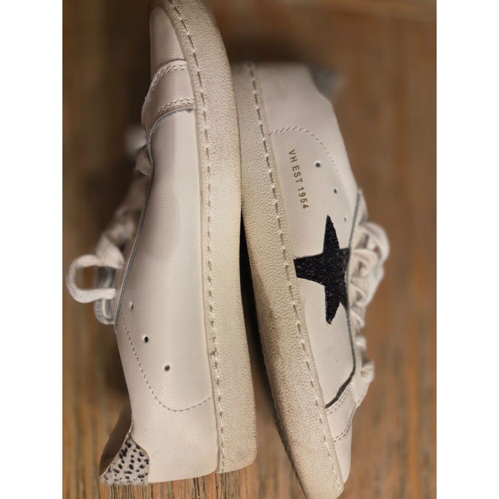 Vintage Havana, White Cheetah, Carla, Size 8